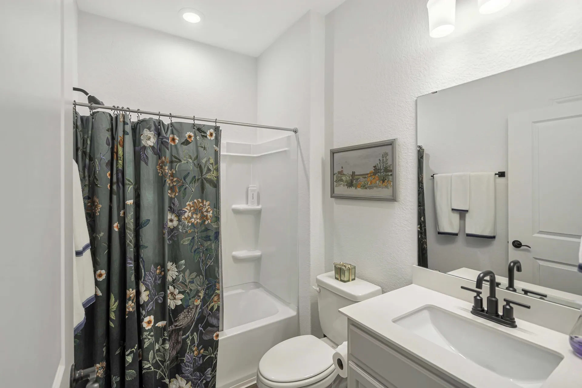Guest bathroom — different angle showing full layout